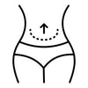 Full torso and back support for a seamless silhouette